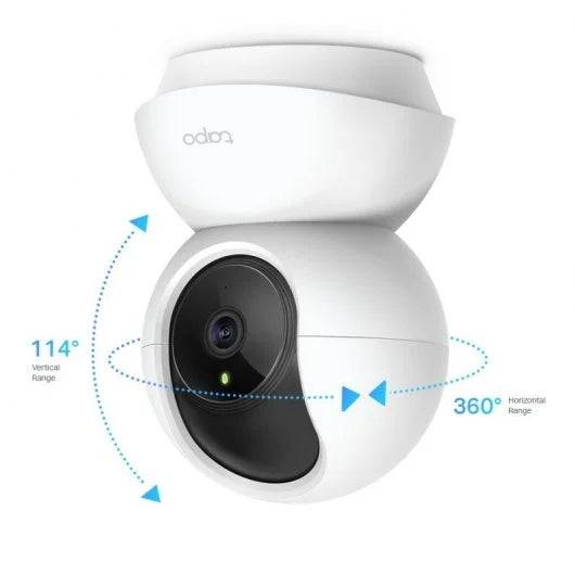 TP-Link Tapo TC70 Fotocamera Sicurezza WiFi 1080p - Visione Notturna - Rilevamento Movimento - Audio Bidirezionale