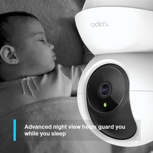 TP-Link Tapo TC70 Fotocamera Sicurezza WiFi 1080p - Visione Notturna - Rilevamento Movimento - Audio Bidirezionale