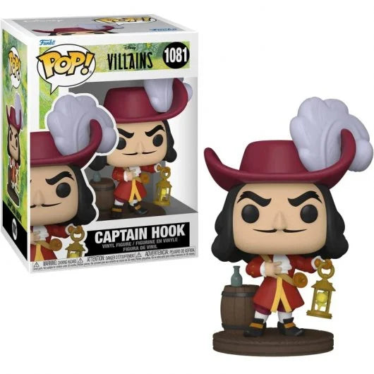 Funko Pop Disney Villains Captain Hook - Figurine en vinyle - Hauteur 10 cm environ.