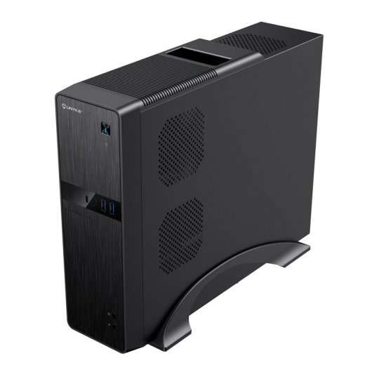 Unykach UK52112 Case Torre MicroATX + Alimentatore SFX 450W - Dimensioni Disco Supportate 3.5", 2.5" - USB-A 3.2, USB-C e Audio