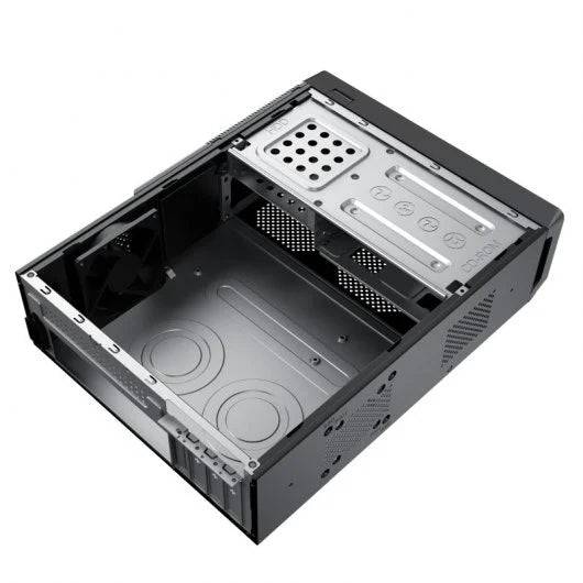 Unykach UK52112 Case Torre MicroATX + Alimentatore SFX 450W - Dimensioni Disco Supportate 3.5", 2.5" - USB-A 3.2, USB-C e Audio