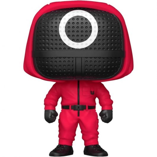 Funko Pop Television The Squid Game Masque Circulaire du Soldat Rouge - Figurine en Vinyle - Hauteur 9 cm environ.