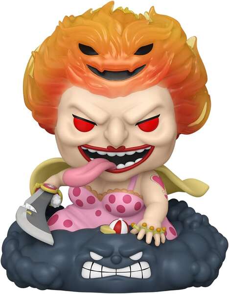 Funko Pop Deluxe Animation One Piece Hungry Big Mom - Figura in Vinile - Altezza 15cm circa