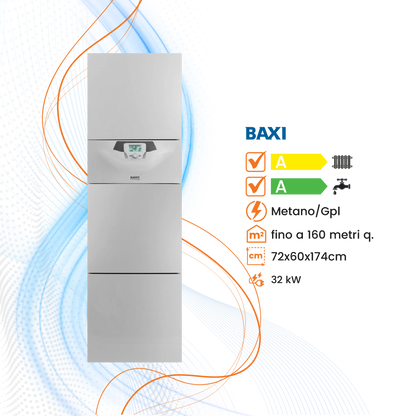 Caldaia Baxi Power 32 Combi 160 a Condensazione
