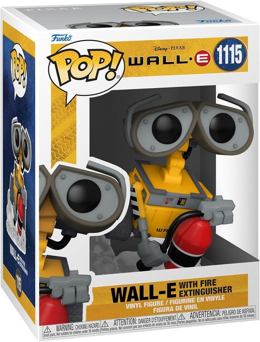 Funko Pop Disney Wall-E Wall-E Vola con Estintore - Figura in vinile - Altezza 9,5 cm circa.