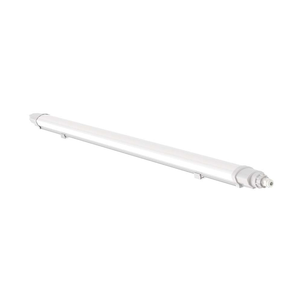 Plafoniera LED V-Tac 18W 60cm IP65 Serie L con luce neutra 4000K, design compatto e resistente per ambienti interni ed esterni.