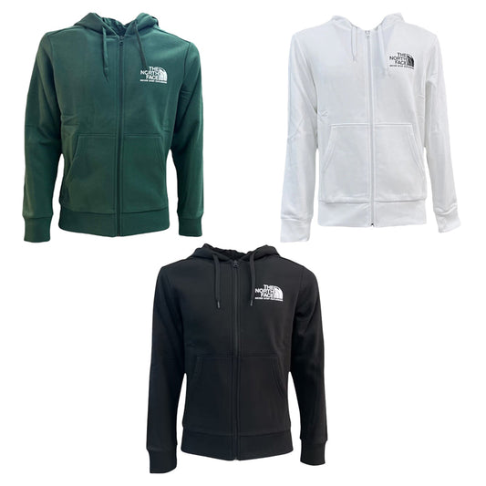 The north face felpa con cappuccio blanca peak full zip policotone