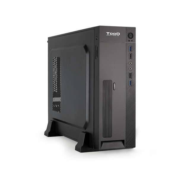Tooq Scatola Slim MATX TQC-3008U3CD 500W Lettore Schede - Colore Nero