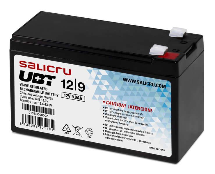 Salicru UBT 12/9 Batteria per SAI/UPS 9aH 12v