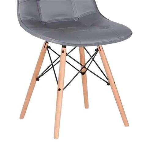Muvip Pack 2 Sedie Design D300 - Colore Grigio