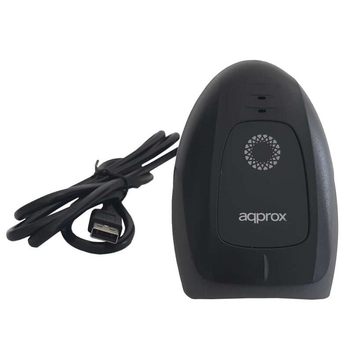 Approx Lettore Codici a Barre 1D/2D USB - Indicatore LED e Beeper - Velocità di Scansione 30fps - Sparo Automatico