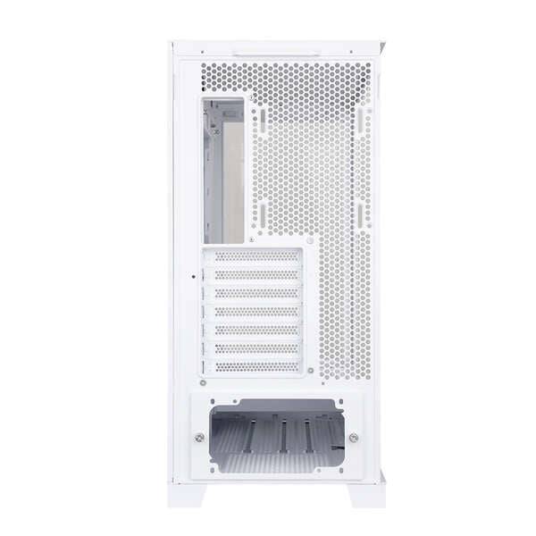 Abysm Danube Sava H500 White Caja Torre ATX, ITX, Micro ATX - Lateral y Frontal Cristal Templado - 3.5" y 2.5" - USB-A, USB-C y Audio - 4 Ventiladores ARGB Instalados - Soporta Refrigeracion Liquida