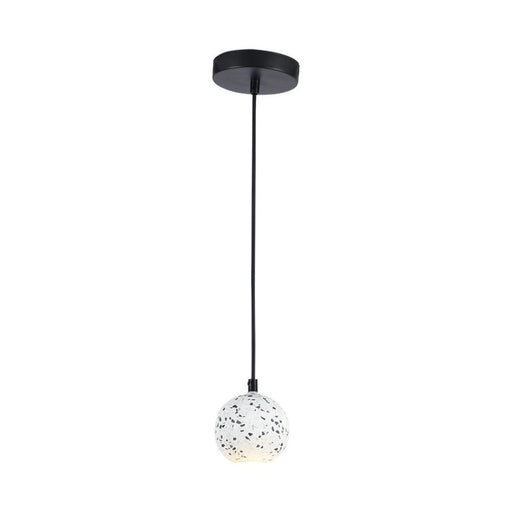 Lampadario LED Designer VT-7986 con portalampada a sospensione in marmo e vetro bianco, corpo G9 ideale per interni moderni ed eleganti