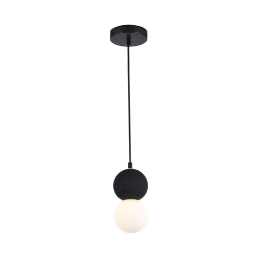 Lampadario LED Designer VT-7987 con corpo nero e bianco, attacco G9, stile moderno per interni eleganti. Ideale per soggiorni e cucine.