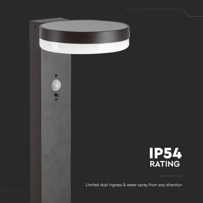 Piantana Solare LED 5.5W con protezione IP54 contro polvere e spruzzi, ideale per l’illuminazione da giardino resistente agli agenti atmosferici.
