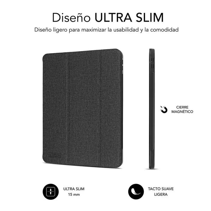 Custodia Subblim per iPad 10a Gen 10,9" - Antiurto - Stand - Apple Pencil - Nero