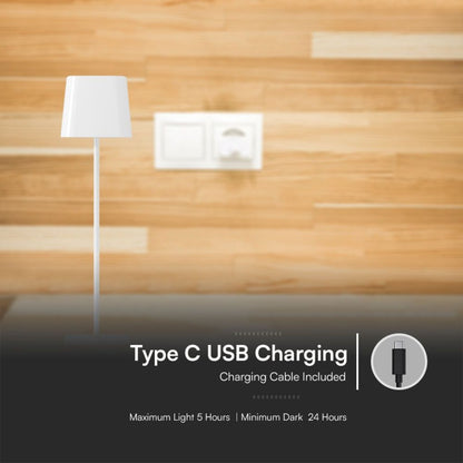 Lampada da tavolo minimalista bianca con base in legno, ideale per ambienti interni, con luce diffusa e design elegante