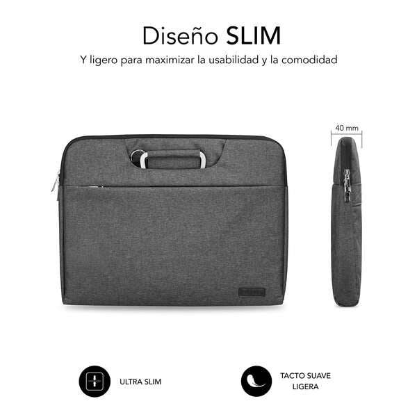 Subblim Custodia per Laptop Business - Design Moderno ed Elegante - Compatibile con Laptop fino a 15,6" - Protezione Totale - Colore Nero