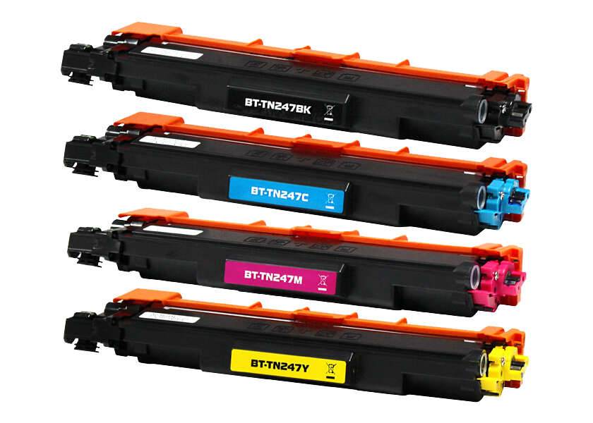 Brother TN247/TN243 Confezione 4 Cartucce di Toner Compatibili