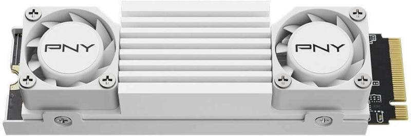 PNY CS3150 Disco Duro Solido SSD M2 2TB NVMe PCIe Gen5 x4 con Disipador Termico - Colore Bianco