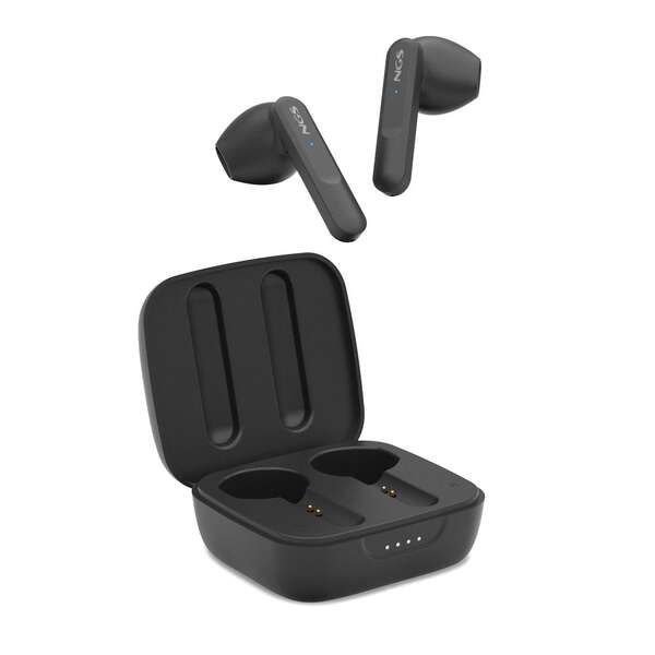 NGS Artica Move Black Auricolari Intrauricolari Bluetooth 5.3 TWS - Vivavoce - Assistente Vocale - Autonomia fino a 7h - Base di Ricarica - Colore Nero