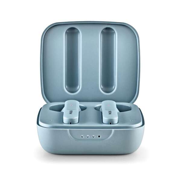 NGS Artica Move Rain Auricolari Intrauricolari Bluetooth 5.3 TWS - Vivavoce - Assistente Vocale - Autonomia fino a 7h - Base di Ricarica - Colore Blu