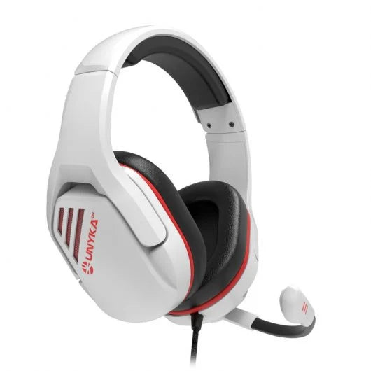 Auricolari da Gaming Bianchi Unykach Nova Gpro 2.1 con Microfono Regolabile