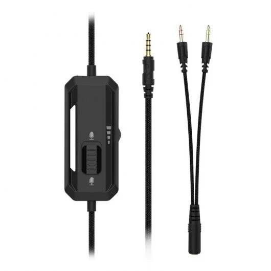 Unykach Gaming Nova Gpro White 2.1 Cuffie con Microfono Regolabile - Archetto Regolabile - Padiglioni Imbottiti - Controlli su Cavo - Cavo 1.20m - Colore Bianco