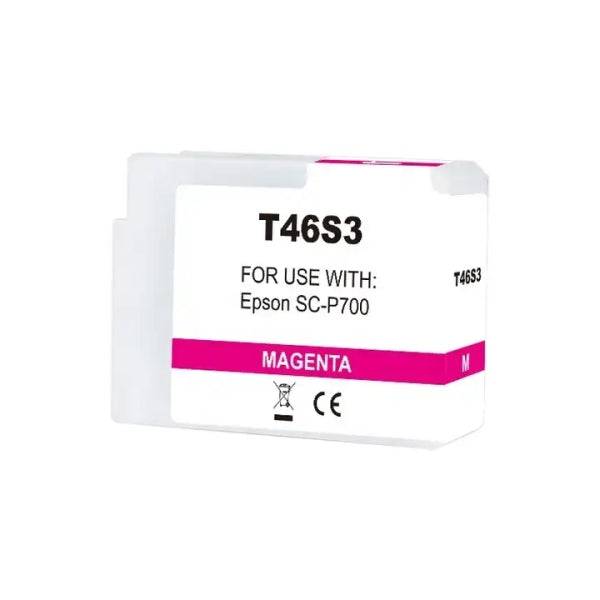 Epson T46S3 Magenta Vivido Cartuccia d'Inchiostro Pigmentato Compatibile - Sostituisce C13T46S300