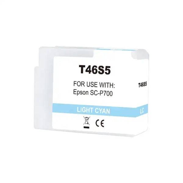 Epson T46S5 Ciano Chiaro Cartuccia d'Inchiostro Pigmentato Compatibile - Sostituisce C13T46S500