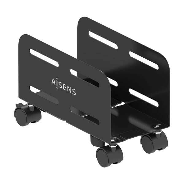Aisens Supporto Metallico Regolabile da Pavimento per CPU - Colore Nero