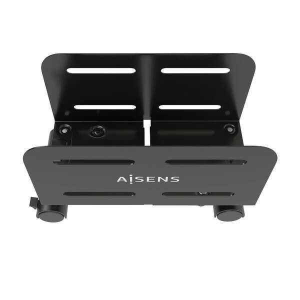 Aisens Supporto Metallico Regolabile da Pavimento per CPU - Colore Nero