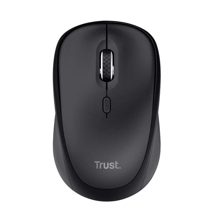 Trust TKM-360 Pack Tastiera e Mouse Wireless Silenziosi - 1600dpi - 13 Tasti Multimediali - Colore Nero