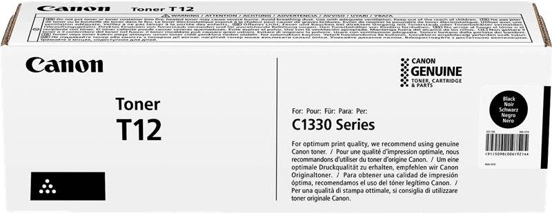 Canon T12 Nero Cartuccia Toner Originale - 5098C006