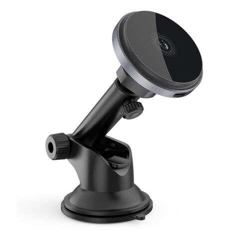 XO Caricatore Wireless Magnetico - Ricarica QI fino a 15W - Rilevamento Oggetti Metallici - Colore Nero
