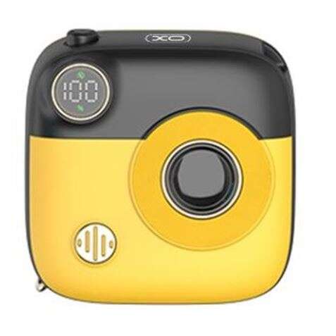 XO Powerbank 10000Mah - Connessione Magnetica - Ricarica Veloce - Dimensioni 68x68x28.2mm - Colore Giallo