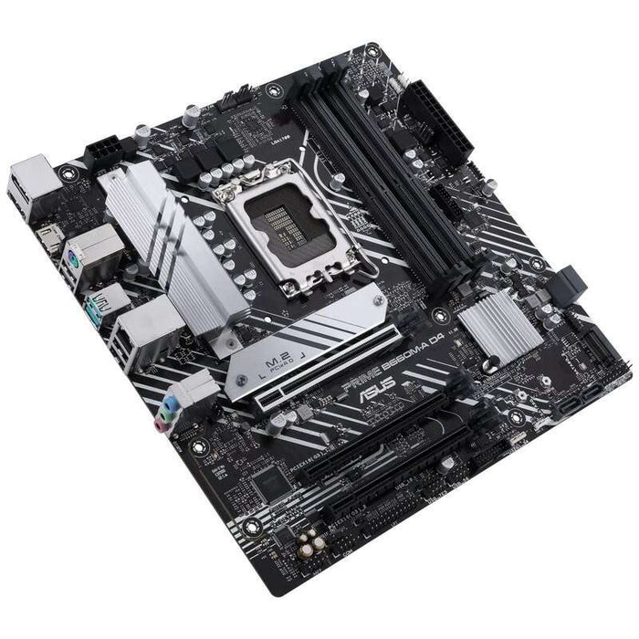 Asus Prime B660M-A D4-CSM Placa Base Intel 1700 4x DDR4 - HDMI, M.2, PCIe4.0, 4x Sata III, USB 3.2, ATX