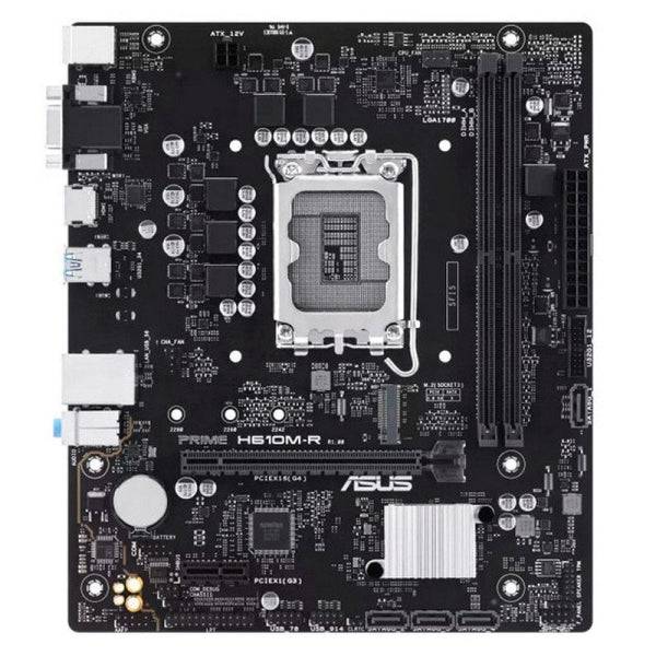 Asus Prime H610M-R-SI Placa Base Intel1700 2x DDR5 - HDMI, M.2, PCIe4.0, 4x Sata III, USB 3.2, MicroATX