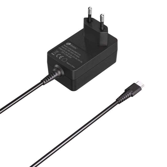 Leotec Caricatore Universale per Portatile 45W USB-C Power Delivery 3.0 - 5 Connettori Diversi - Protezione da Sovraccarico e Cortocircuito