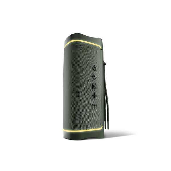 Energy Sistem Yume ECO Altoparlante 15W - Resistente all'Acqua IPX6 - TWS - Bluetooth 5.3 - MP3 - MicroSD - Colore Verde