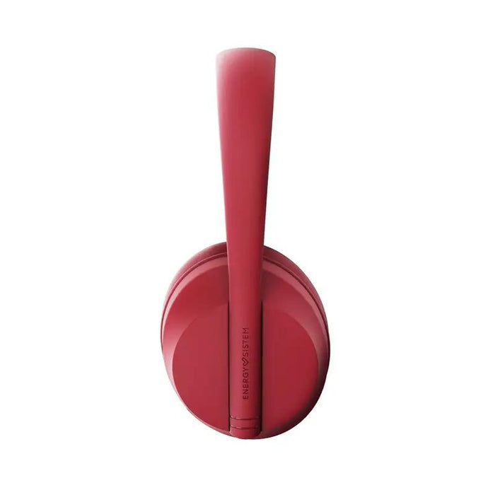 Energy Sistem Hoshi Eco: Cuffie Bluetooth Rosse, 100% Riciclate, 23 Ore, Bassi e Assistente Vocale