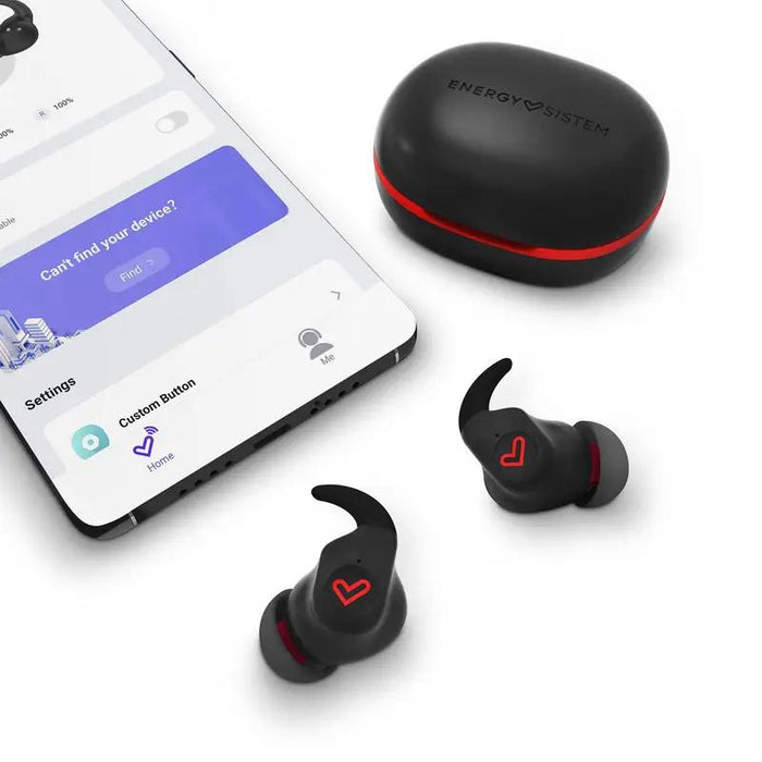 Energy Sistem Freestyle - Écouteurs de sport Bluetooth 5.3, stéréo, IPX5, noir