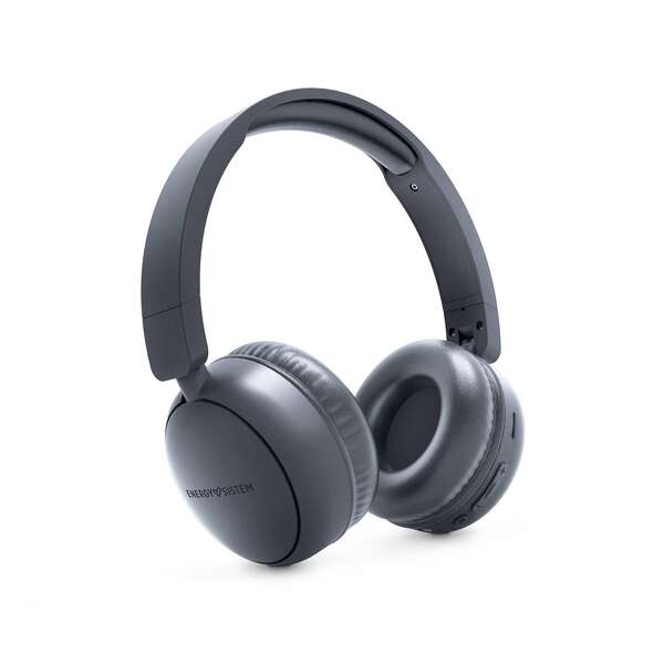 Energy Sistem Auricolari Bluetooth con Radio FM - Plastica 100% Riciclata - Lettore MP3 e MicroSD - Tecnologia Bluetooth - Colore Grigio