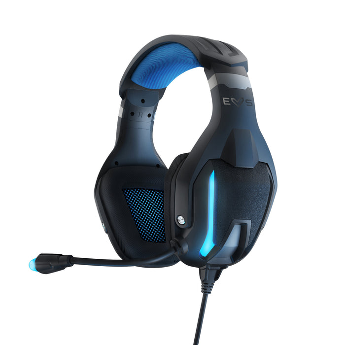 Auricolari da Gaming Energy Sistem ESG 5 Shock - Microfono Boom - Vibrazione Sonora - Luce LED - Cuffie Blu