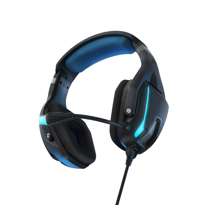 Auricolari da Gaming Energy Sistem ESG 5 Shock - Microfono Boom - Vibrazione Sonora - Luce LED - Cuffie Blu