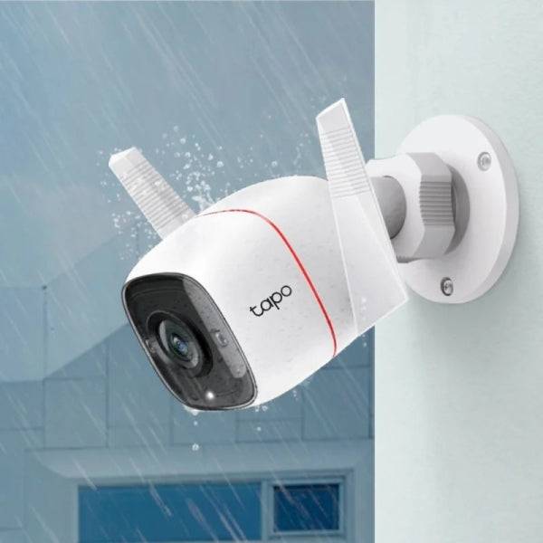 TP-Link Tapo TC65 Videocamera Sicurezza WiFi 2K+3MP Esterna - Visione Notturna - Rilevamento Movimento - Allarme Luce e Suono - Audio Bidirezionale