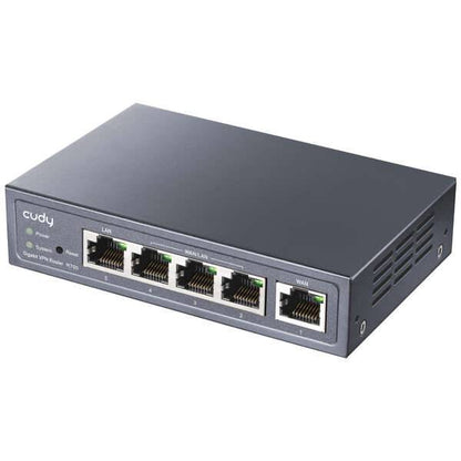 Cudy R700 Router VPN WiFi AC1200 - 1 Porta WAN Gigabit - 3 Porte WAN/LAN Gigabit - 1 Porta LAN Gigabit
