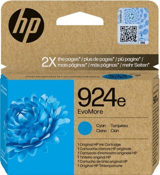 HP 924e XL Ciano Cartuccia d'Inchiostro Originale - 4K0U7NE