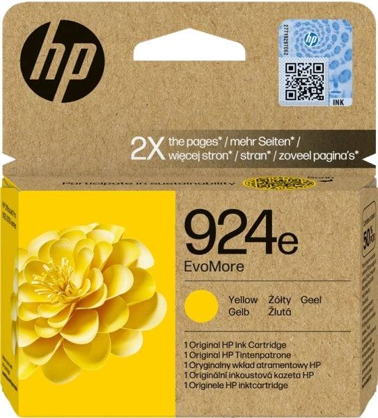 HP 924e XL Giallo Cartuccia d'Inchiostro Originale - 4K0U9NE