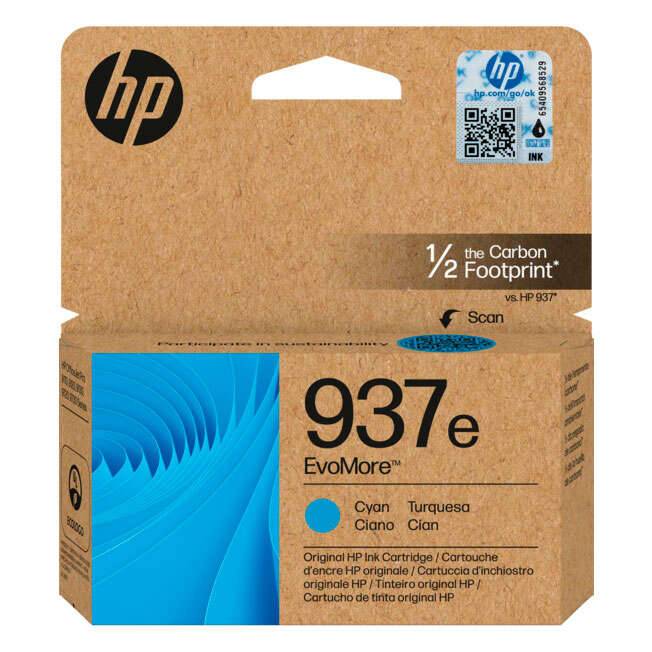 HP 937e XL Ciano Cartuccia d'Inchiostro Originale - 4S6W6NE